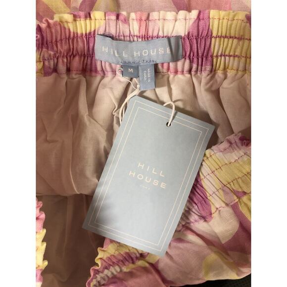 Hill House The Paz Skirt Linen Tiered Ruffle Mini Candy Kaleidoscope NWT Medium - Picture 7 of 9